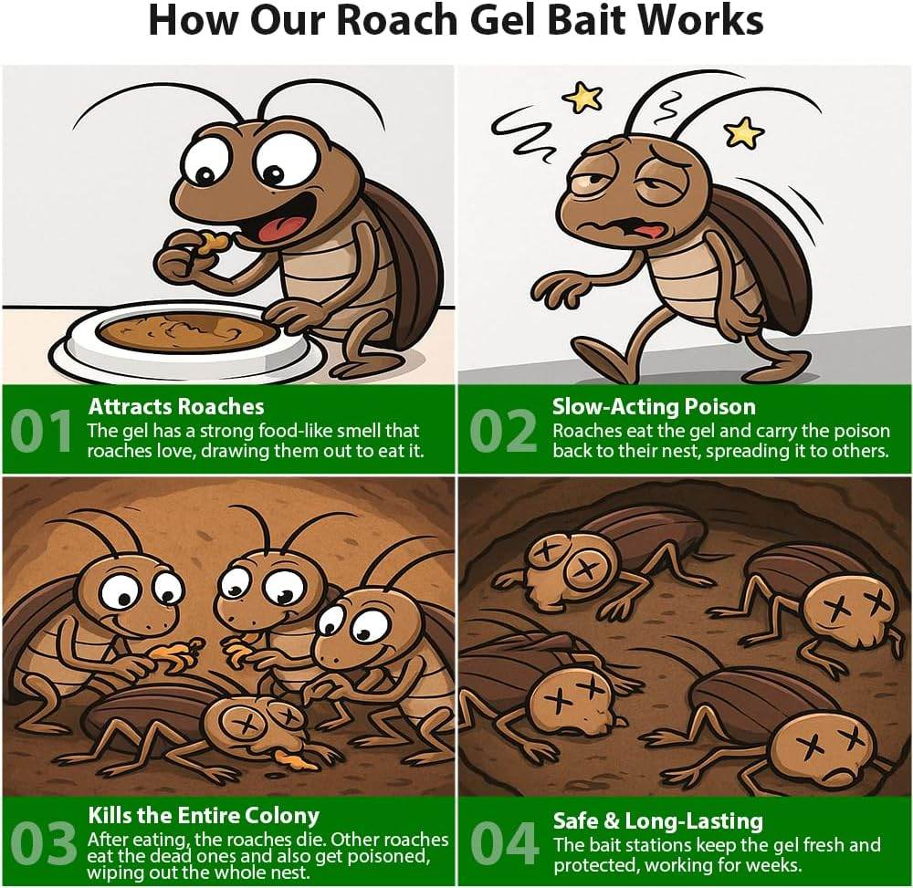 Stealth Roach Defence Gel (BUY 1 GET 1 FREE)