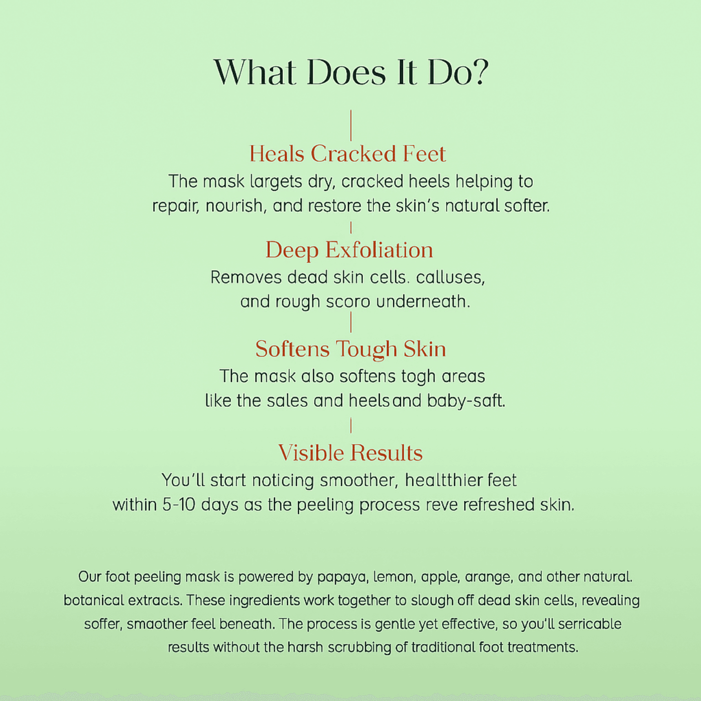 Exfoliating Foot Mask Hydrating Sock Pedicure