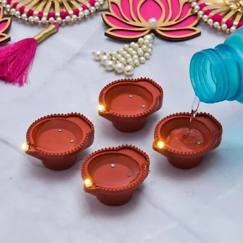 LED Light Water Sensor Diyas Plastic with, Ambient Lights, (Pack of 6/12/24)