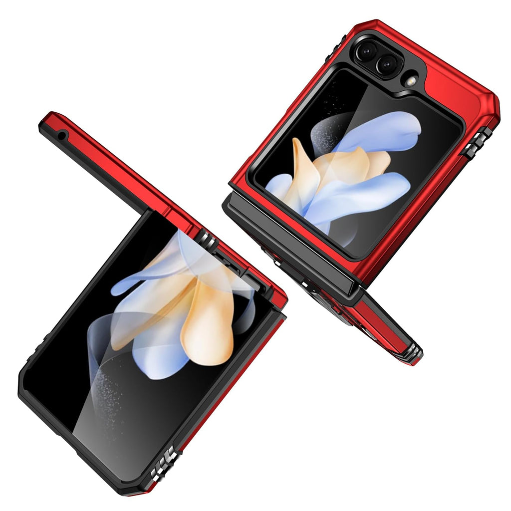 (Buy 1 Get 1 Free) Galaxy Z Flip5 Magnetic Kick Stand Hybrid Case