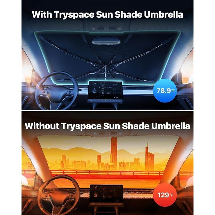 Universal Car Sunshade Umbrella