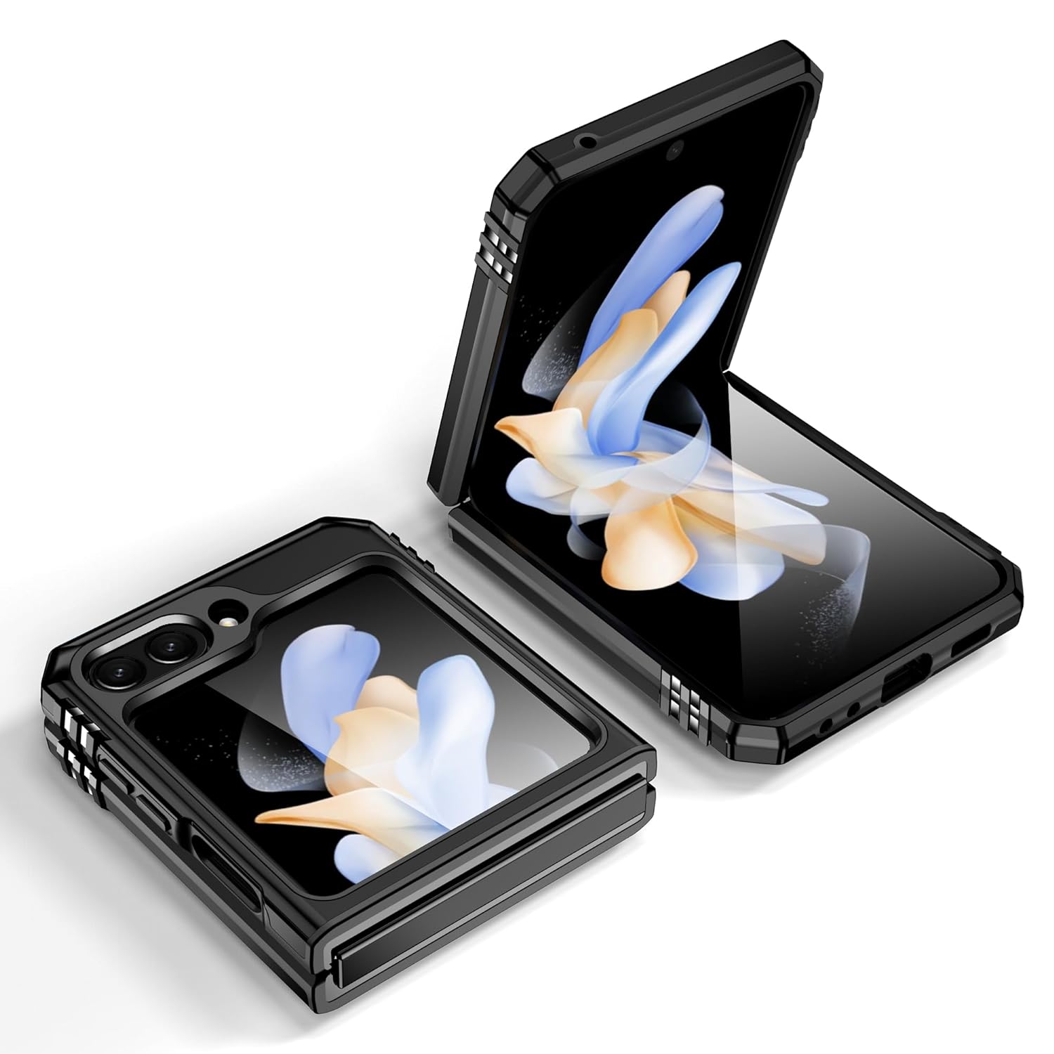 (Buy 1 Get 1 Free) Galaxy Z Flip5 Magnetic Kick Stand Hybrid Case