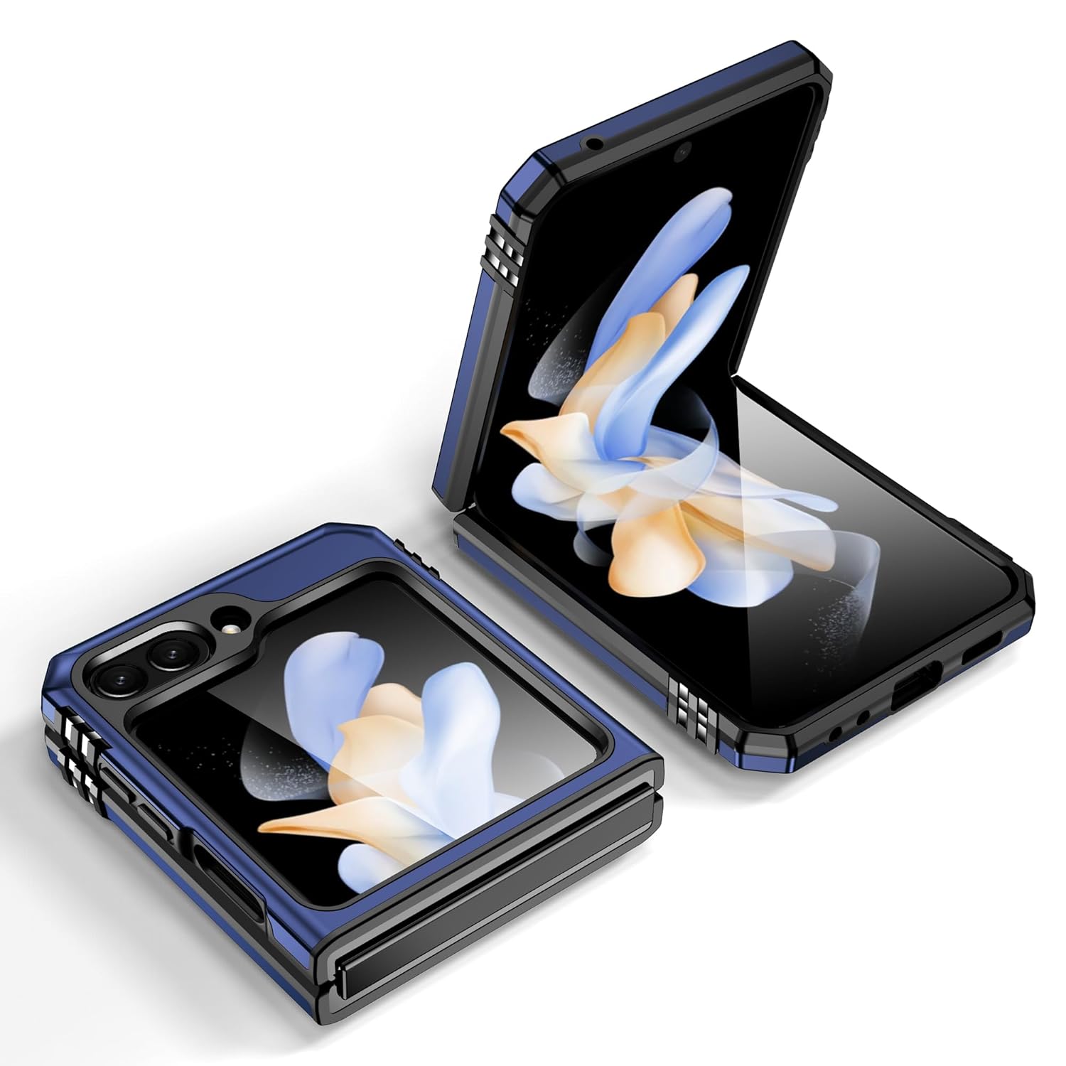 (Buy 1 Get 1 Free) Galaxy Z Flip5 Magnetic Kick Stand Hybrid Case
