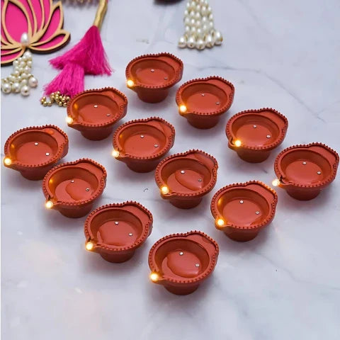 LED Light Water Sensor Diyas Plastic with, Ambient Lights, (Pack of 6/12/24)