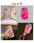 Combo Pack of 4 Rainbow Trendy Cases