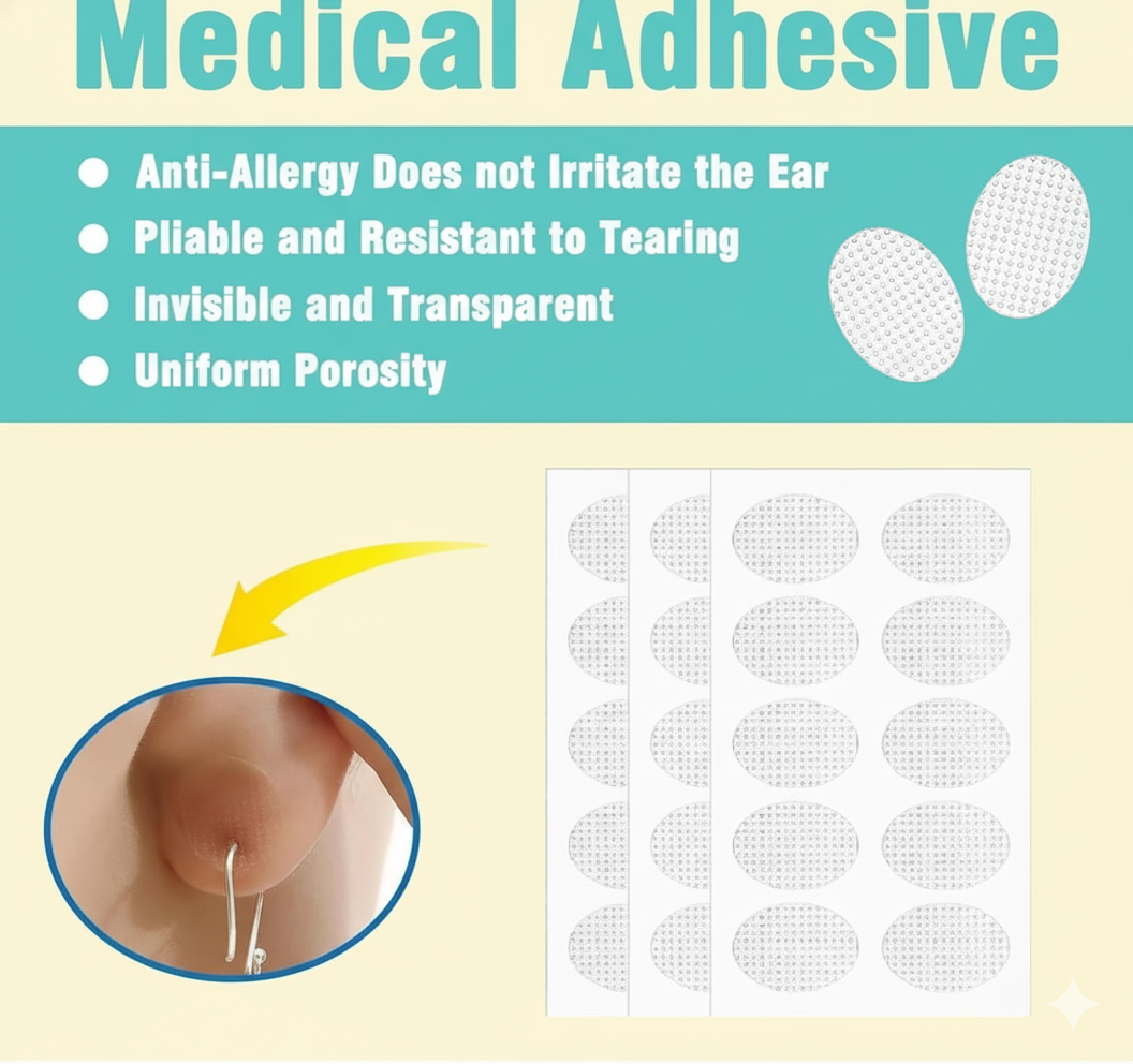 Premium Earlobe Support Patches (100 PCS)