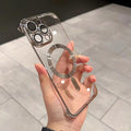 (Buy 1 Get 1 Free) Clear Magnetic iPhone Case | Thin Plating iPhone Case