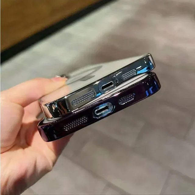 (Buy 1 Get 1 Free) Clear Magnetic iPhone Case | Thin Plating iPhone Case