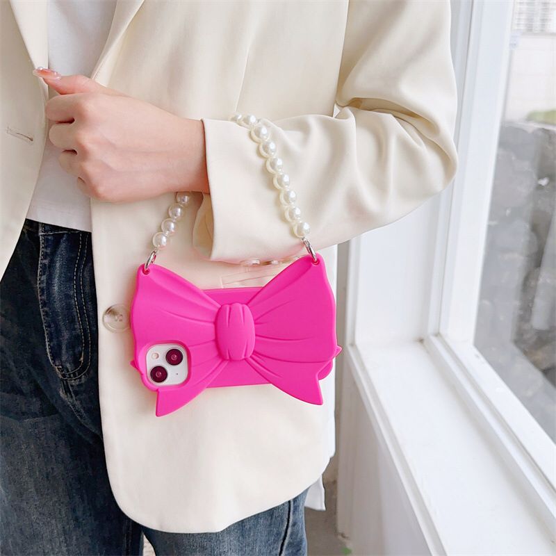 (Buy 1 Get 1 Free) Pink Bow iPhone Case