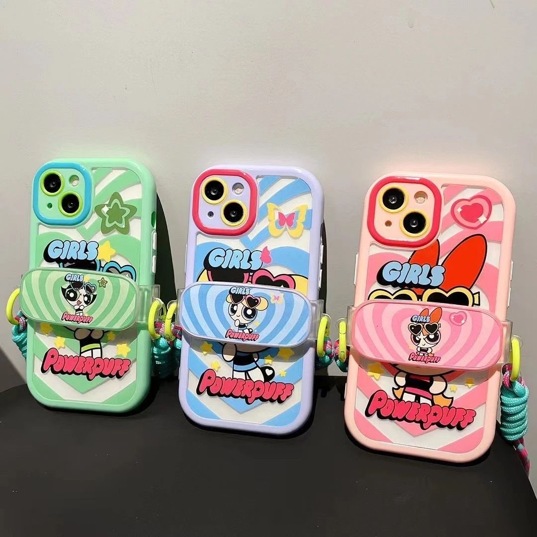 (Buy 1 Get 1 Free) Power Puff Girls Lanyard Case