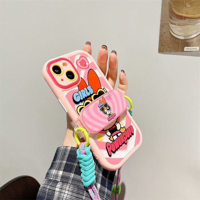 (Buy 1 Get 1 Free) Power Puff Girls Lanyard Case