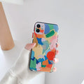 (Buy 1 Get 1 Free) Artsy Painted Chain Phone Case