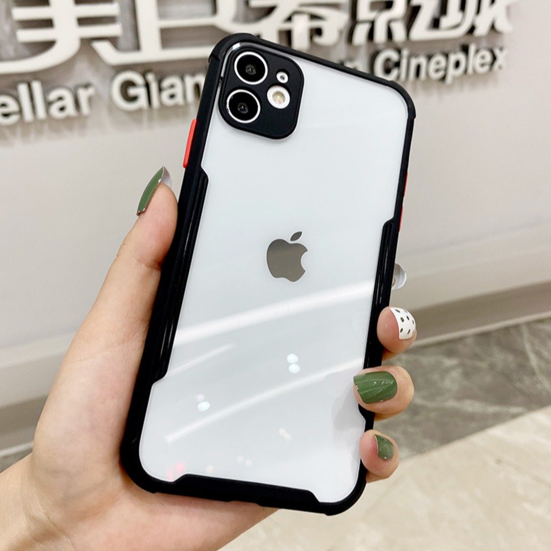 (Buy 1 Get 1 Free) Shockproof Bumper Phone Case with Camera Protection - iPhone