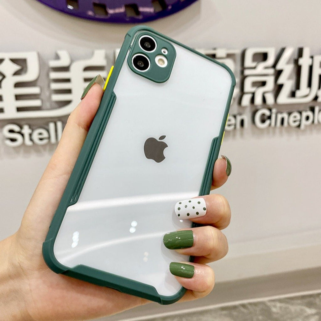 (Buy 1 Get 1 Free) Shockproof Bumper Phone Case with Camera Protection - iPhone