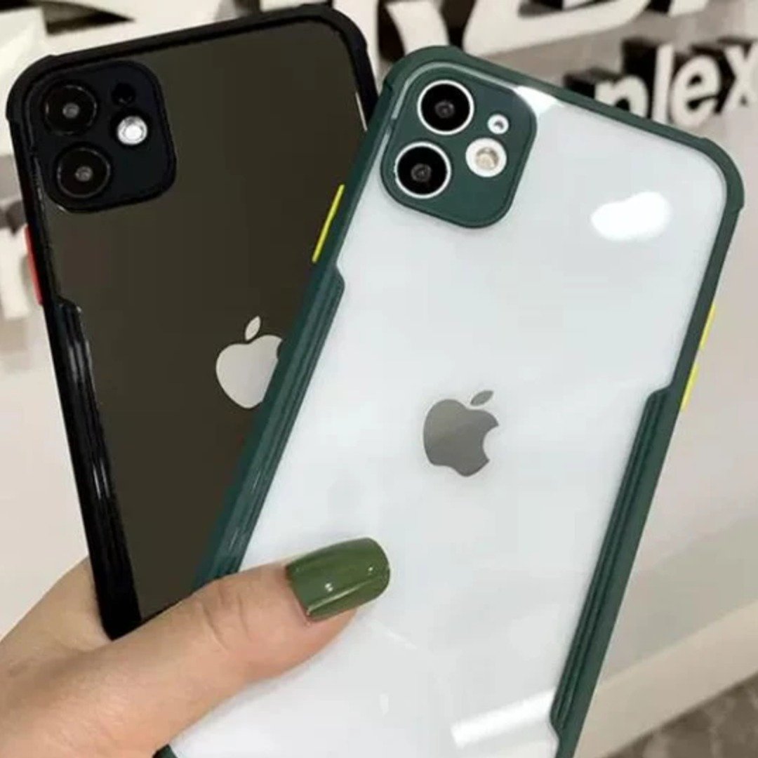 (Buy 1 Get 1 Free) Shockproof Bumper Phone Case with Camera Protection - iPhone