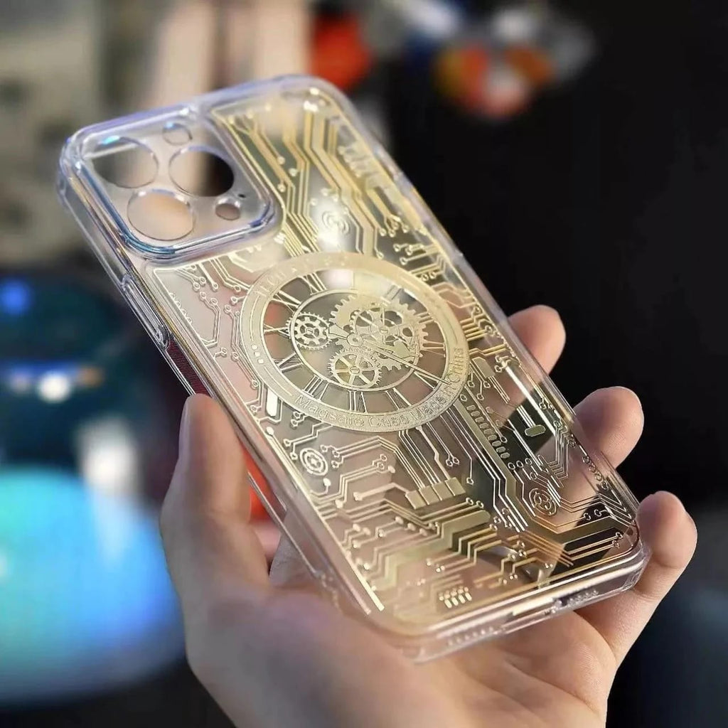 (Buy 1 Get 1 Free) MagSafe Edition Mecha Transparent Case - iPhone