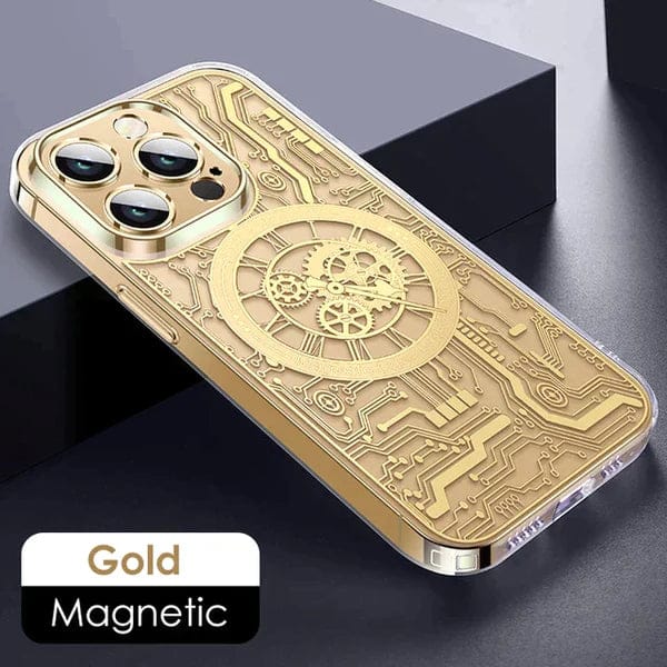 (Buy 1 Get 1 Free) MagSafe Edition Mecha Transparent Case - iPhone