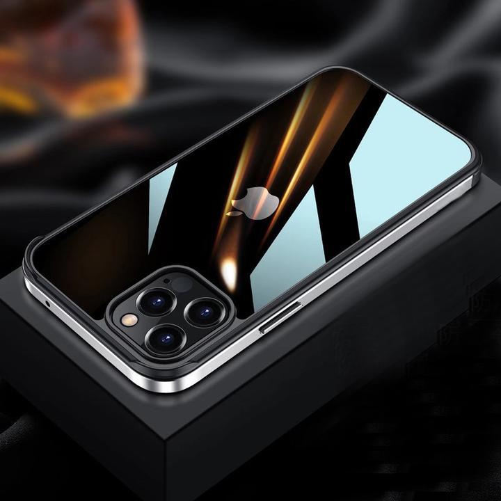 (Buy 1 Get 1 Free) Luxury Square Metal Frame case - iPhone