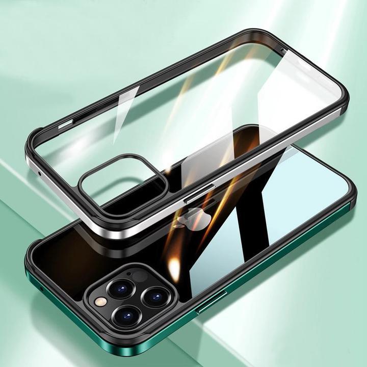 (Buy 1 Get 1 Free) Luxury Square Metal Frame case - iPhone