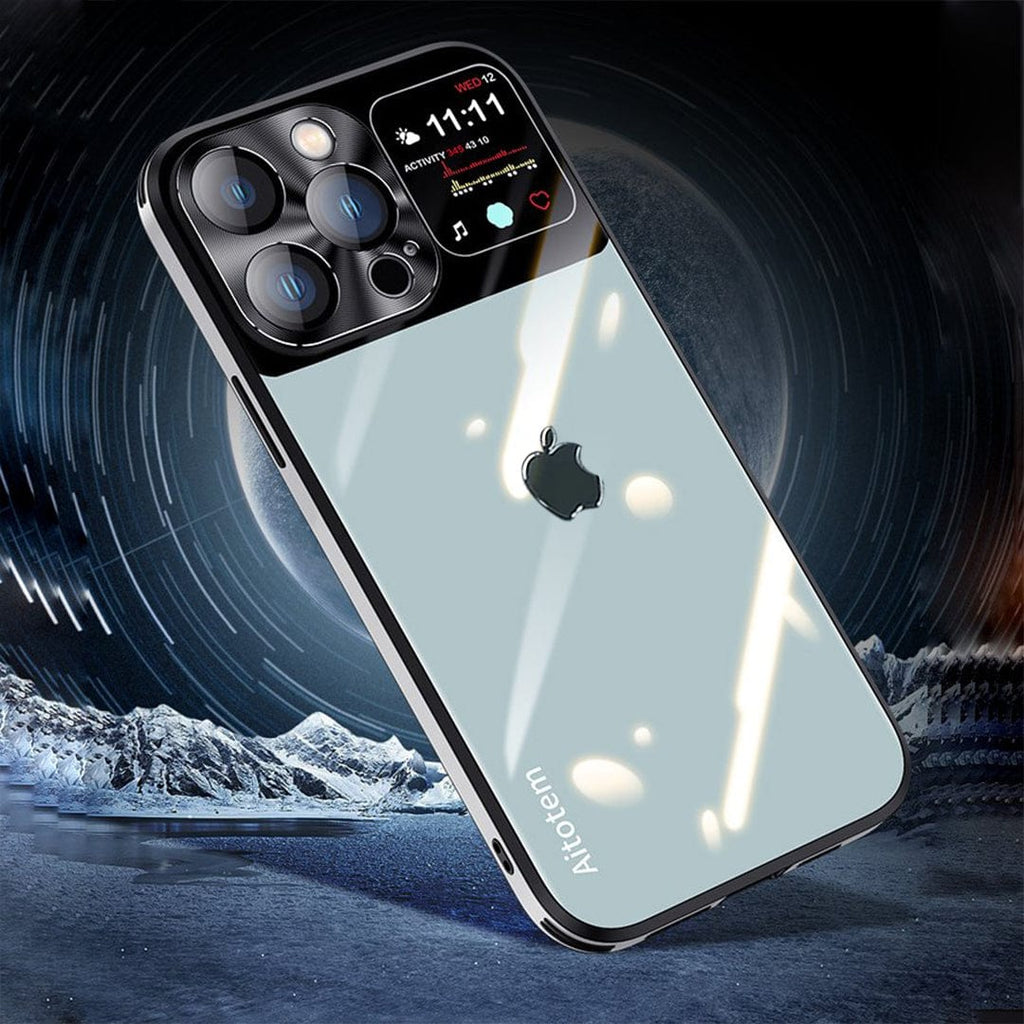 (Buy 1 Get 1 Free) Sleek Glossy Armor Window Glass Case - iPhone