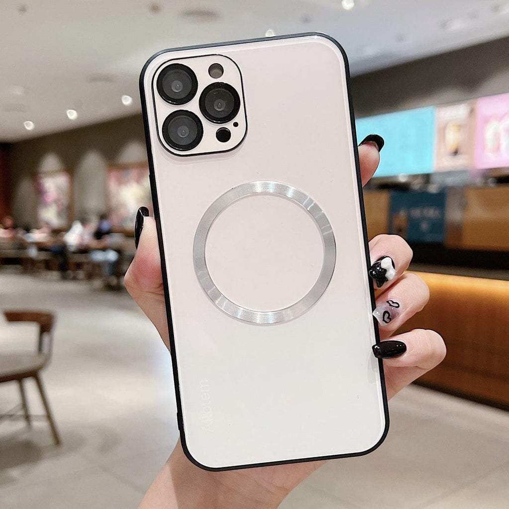 (Buy 1 Get 1 Free) Aurora Gradient Glass MagSafe Case - iPhone