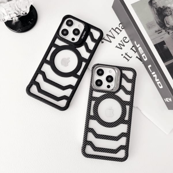 (Buy 1 Get 1 Free) Resilient Carbon Fiber Bracket Case - iPhone