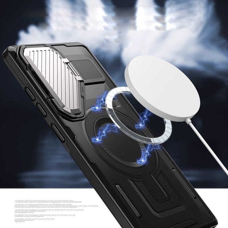(Buy 1 Get 1 Free) Tactical Armor Lens Bracket Magnetic Case - Samsung