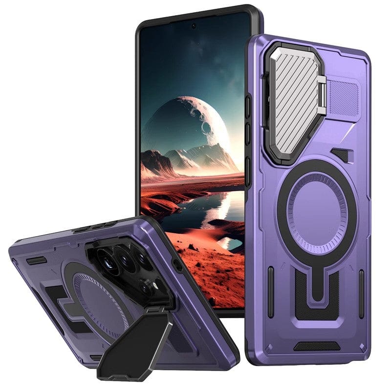 (Buy 1 Get 1 Free) Tactical Armor Lens Bracket Magnetic Case - Samsung