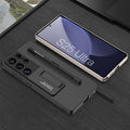 (Buy 1 Get 1 Free) Vanguard Frosted Hard Shell Pen Slot Bracket Case - Samsung