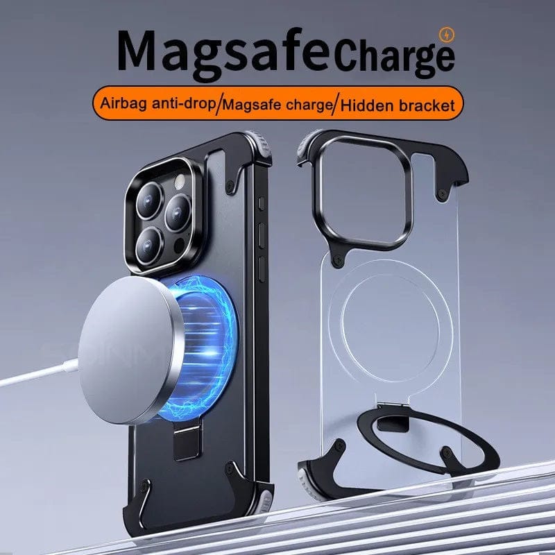 (Buy 1 Get 1 Free) Frameless Armoured Case with Kickstand