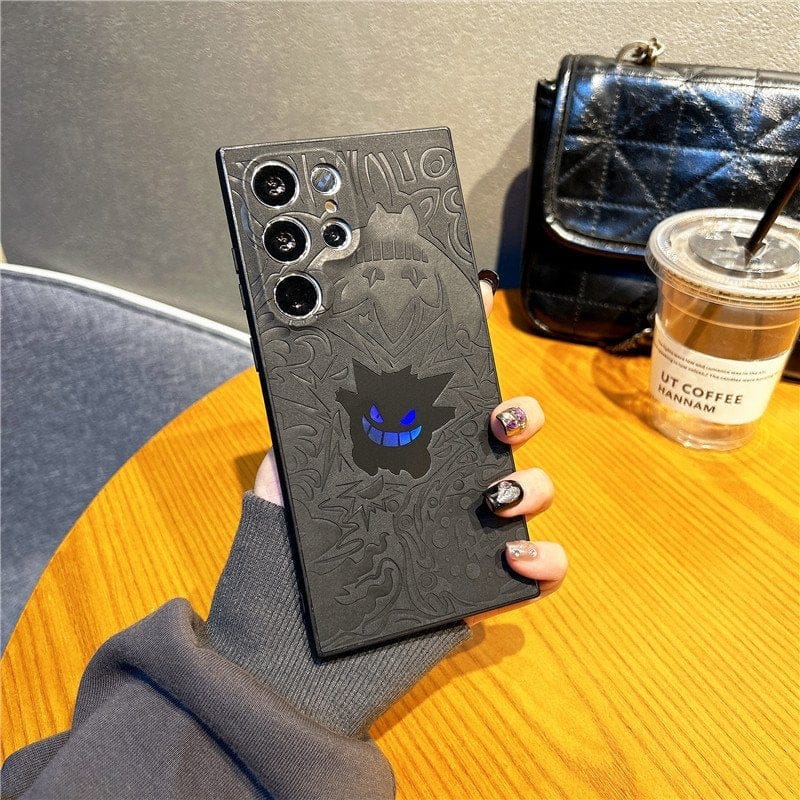 (Buy 1 Get 1 Free) Artistic Anime Leather Emboss Case - Samsung