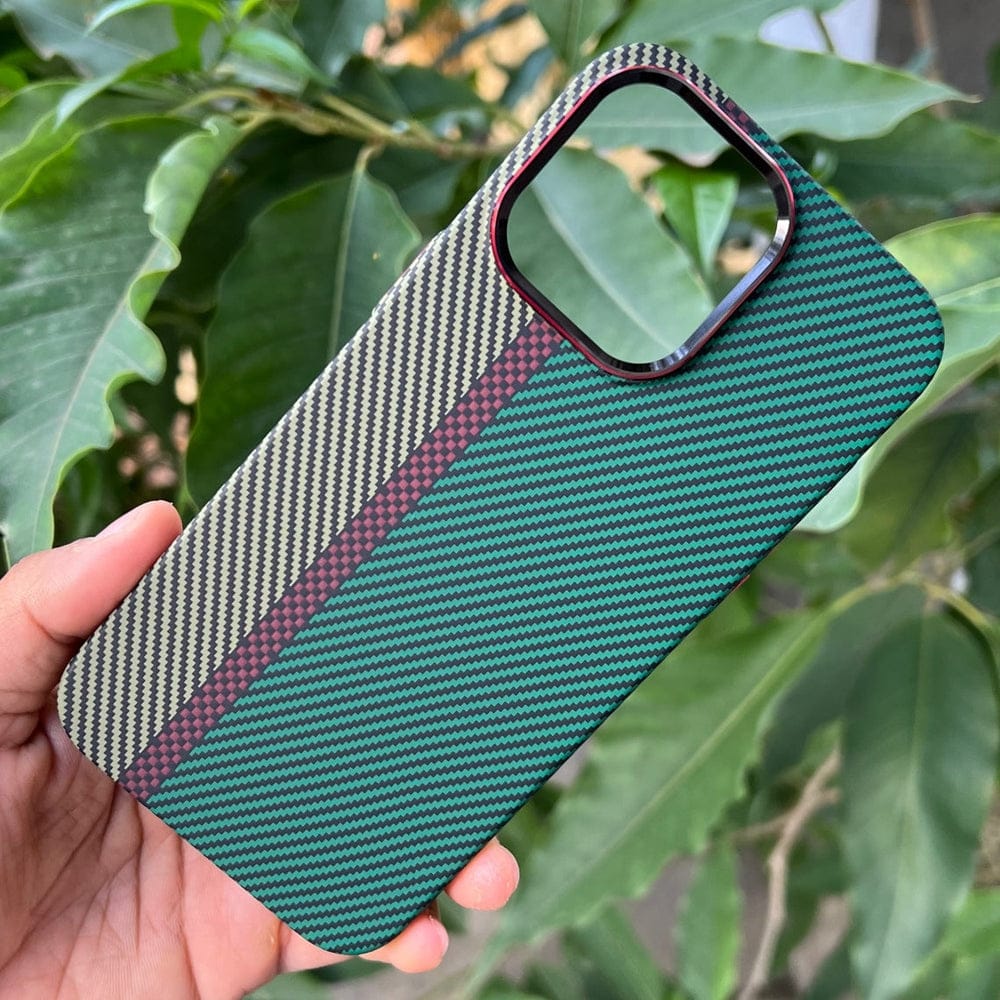 (Buy 1 Get 1 Free) Real Aramid Carbon Fiber Three Color Kevilar Case