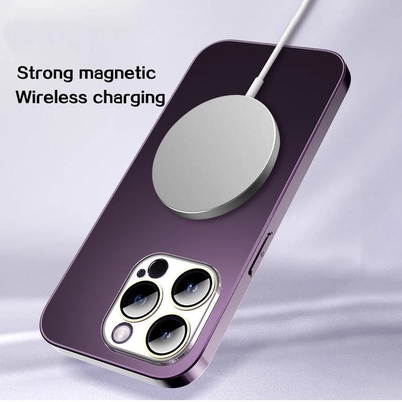 (Buy 1 Get 1 Free) New AG Frosted MagSafe Case with Camera Lens Protection