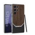 (Buy 1 Get 1 Free) Luxurious Leather Wood Grain Texture Case - Samsung