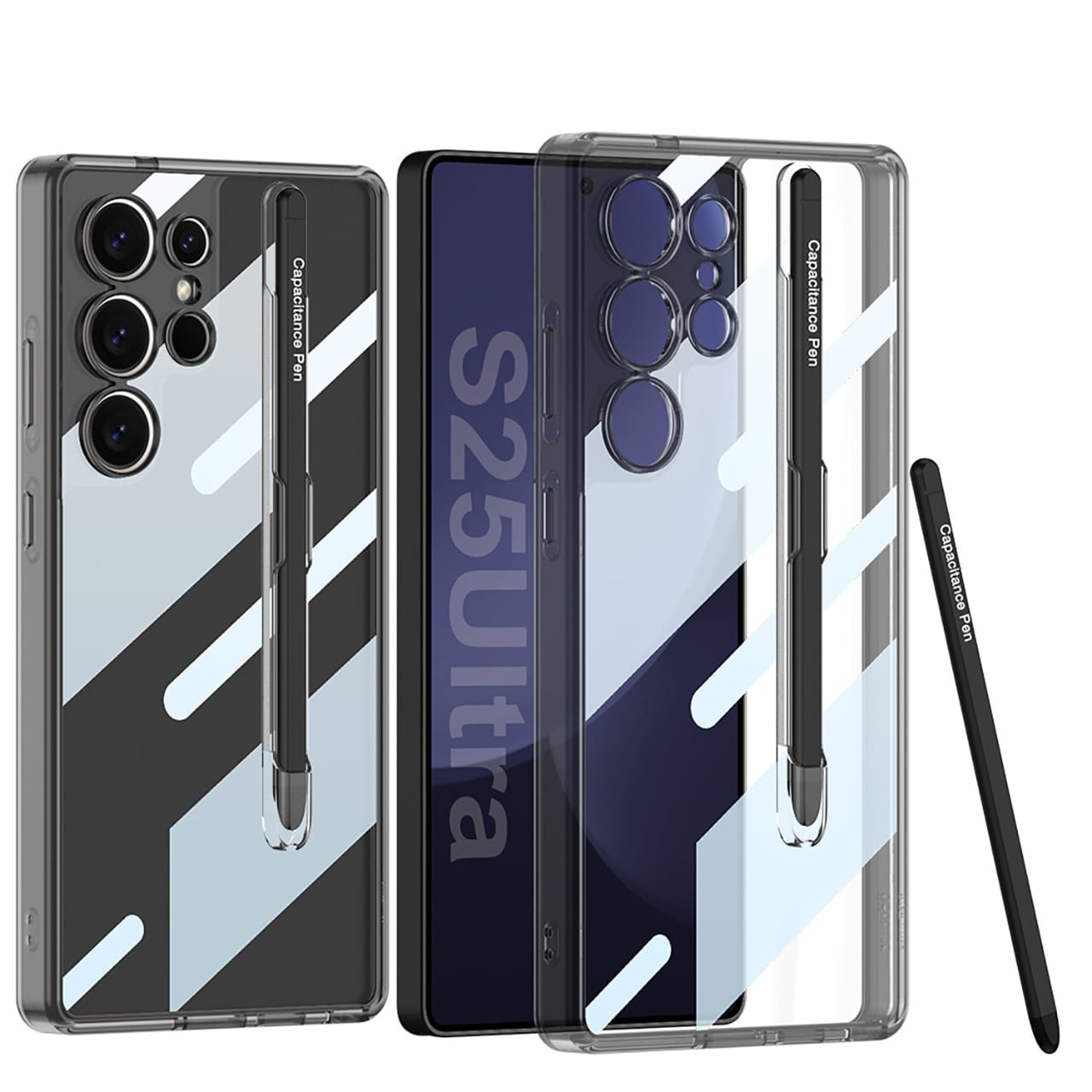 (Buy 1 Get 1 Free) Crystal Shield High Transparency Pen Holder Case