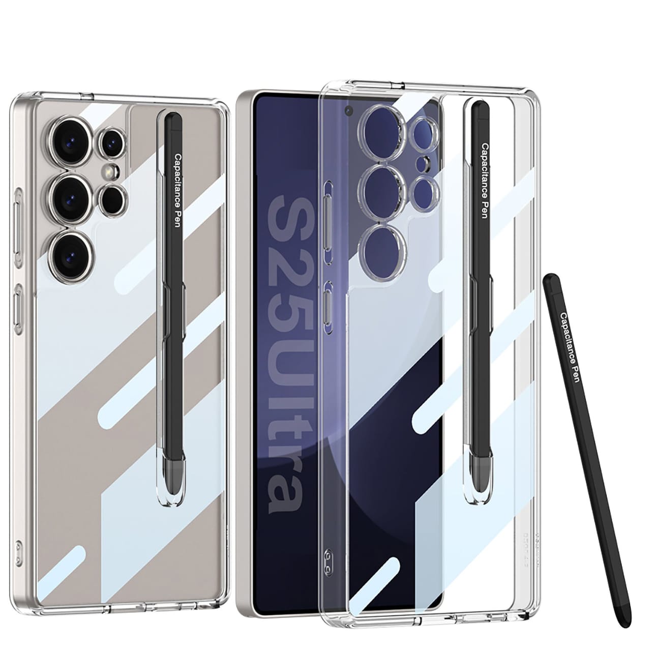 (Buy 1 Get 1 Free) Crystal Shield High Transparency Pen Holder Case