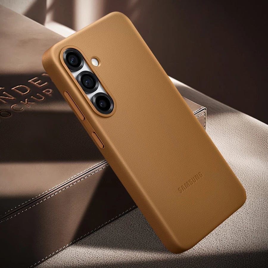 (Buy 1 Get 1 Free) Premium Metal Camera Ring PU Leather Case