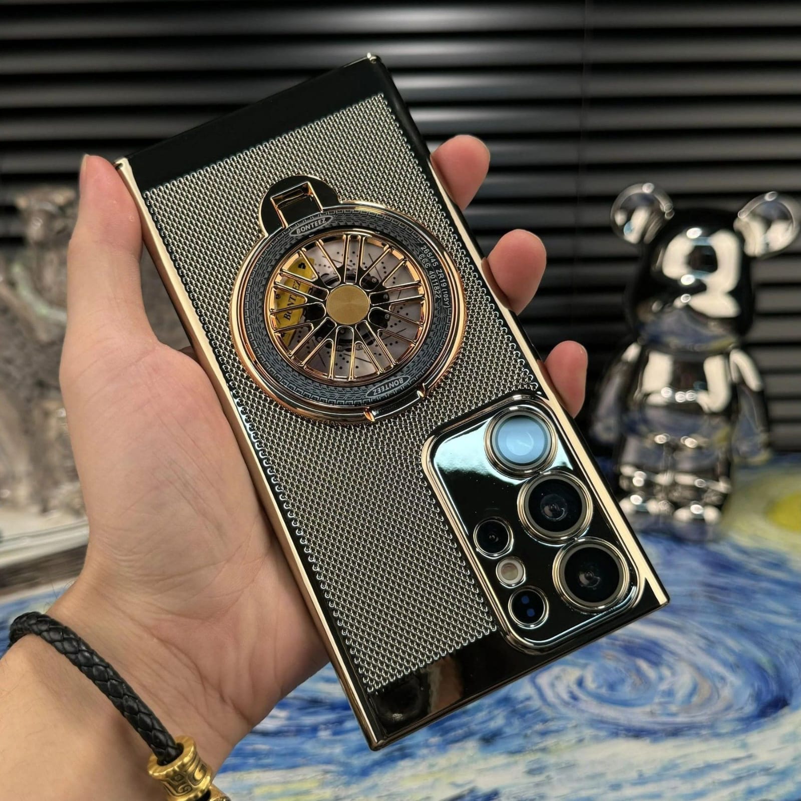 (Buy 1 Get 1 Free) Brilliant Spin Rotating Wheel Stand Case - Samsung