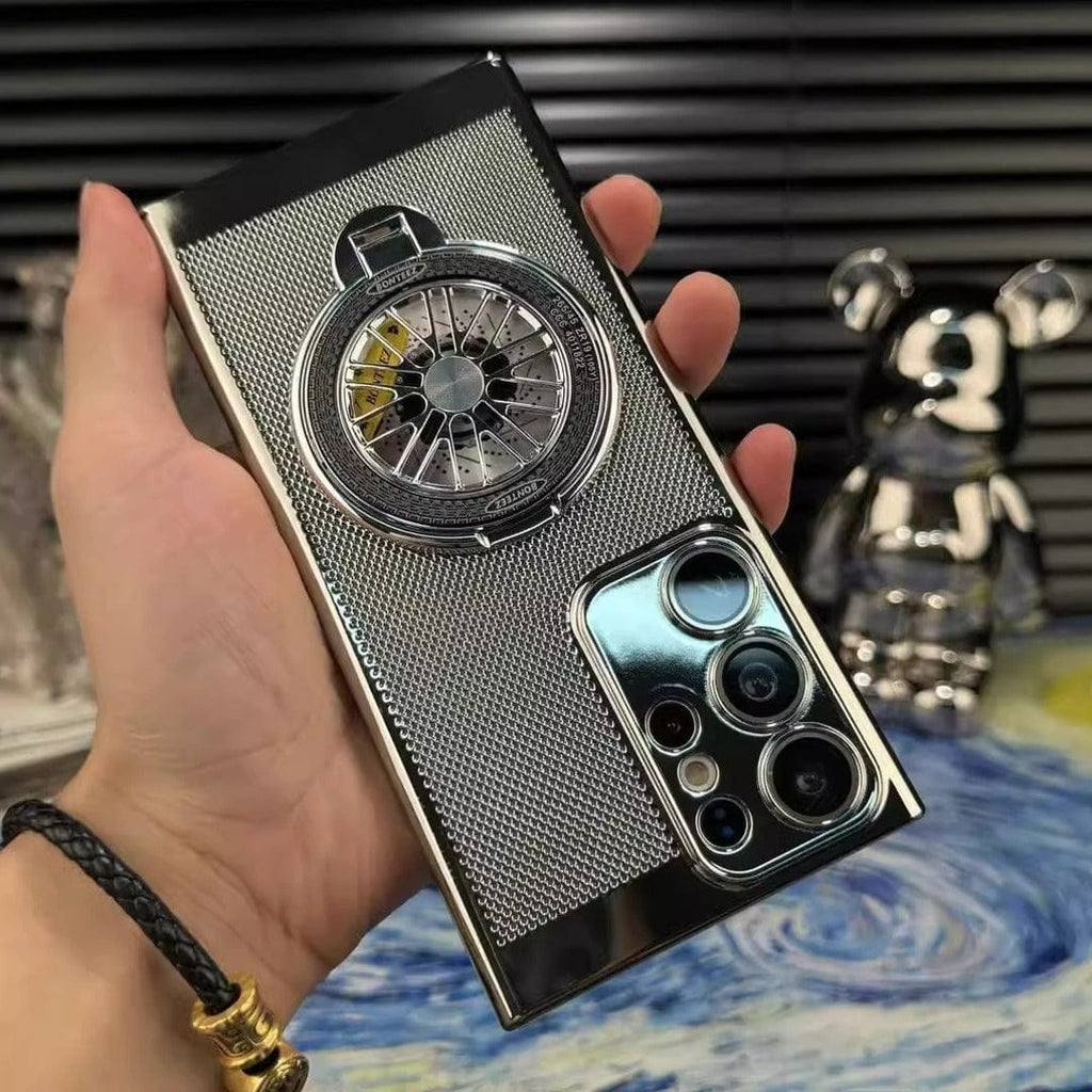 (Buy 1 Get 1 Free) Brilliant Spin Rotating Wheel Stand Case - Samsung