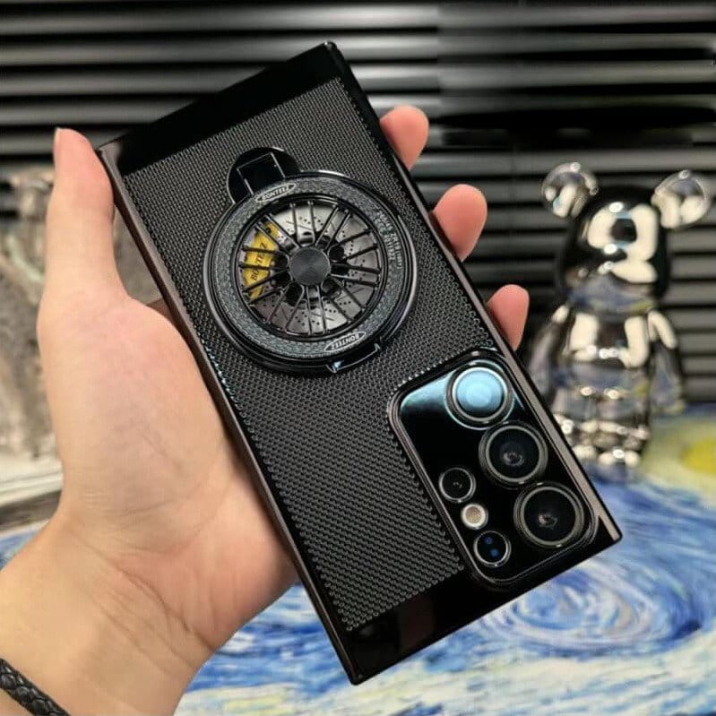 (Buy 1 Get 1 Free) Brilliant Spin Rotating Wheel Stand Case - Samsung