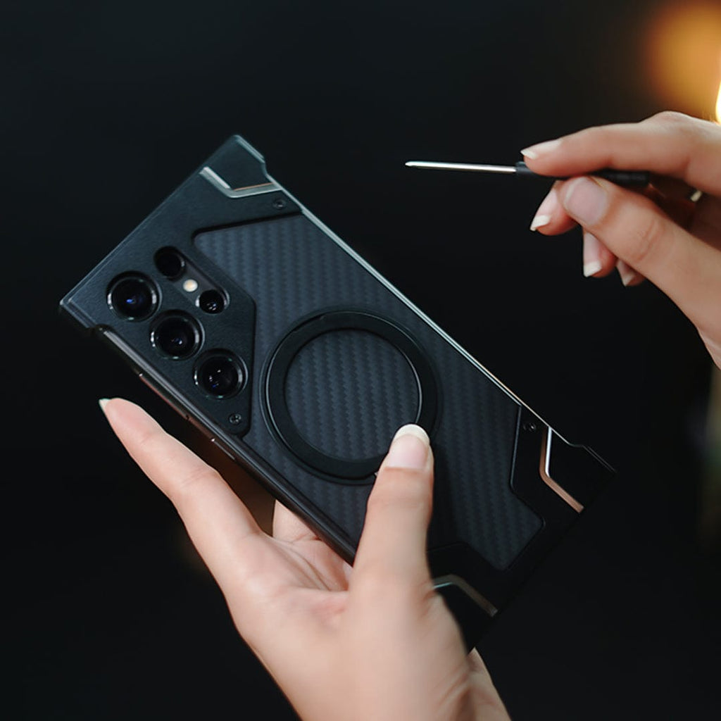 (Buy 1 Get 1 Free) Reinforced Carbon Fiber Armor Case - Samsung