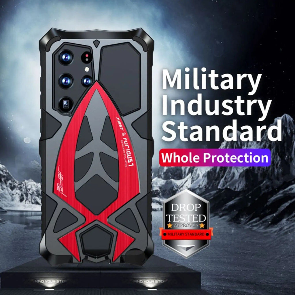 (Buy 1 Get 1 Free) Metal Armor Heavy Duty Shockproof Case - Samsung