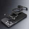 (Buy 1 Get 1 Free) Shockproof Aluminum Frameless Ring iPhone Metal Case
