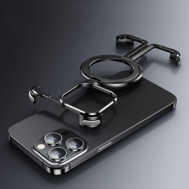 (Buy 1 Get 1 Free) Shockproof Aluminum Frameless Ring iPhone Metal Case