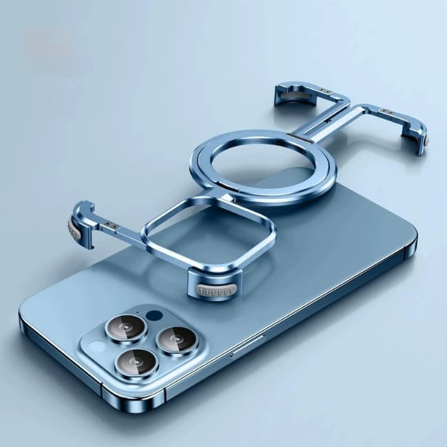 (Buy 1 Get 1 Free) Shockproof Aluminum Frameless Ring iPhone Metal Case