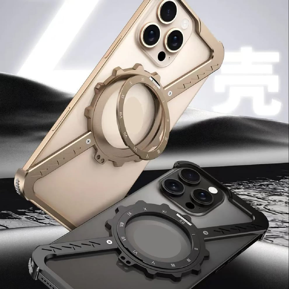 (Buy One Get One) Z-Shape Gear Metal Magnetic Holder iPhone Case