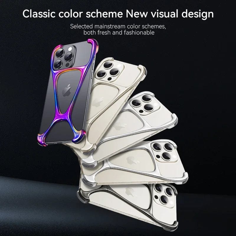 (Buy 1 Get 1 Free) Armor King Metal Frameless Cover for iPhone