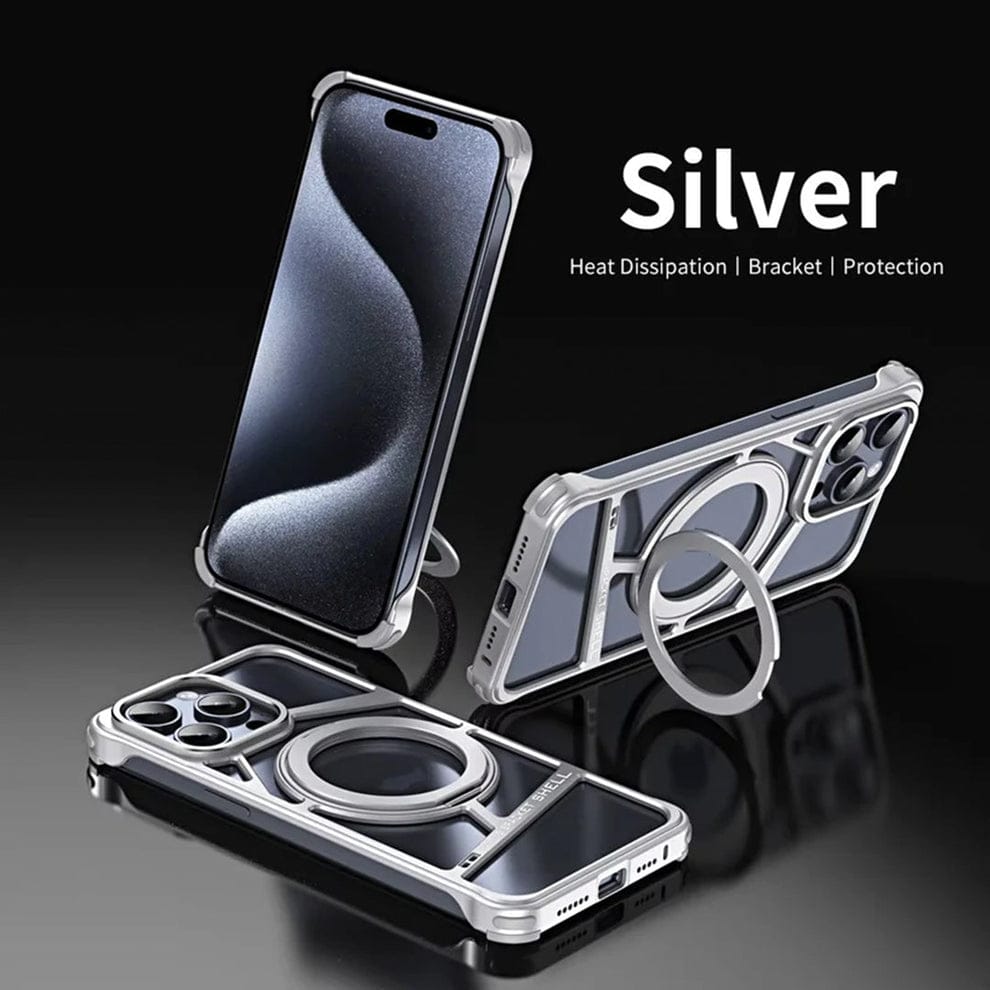 (Buy 1 Get 1 Free) Rotating Bracket Shell Luxury Design Case for iPhone