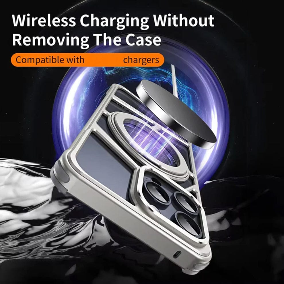 (Buy 1 Get 1 Free) Rotating Bracket Shell Luxury Design Case for iPhone