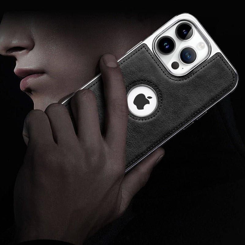 (Buy 1 Get 1 Free) Exclusive Leather Bracket Holder iPhone Case